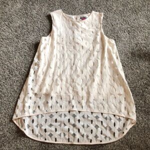 Vince Camuto lace tank hi lo